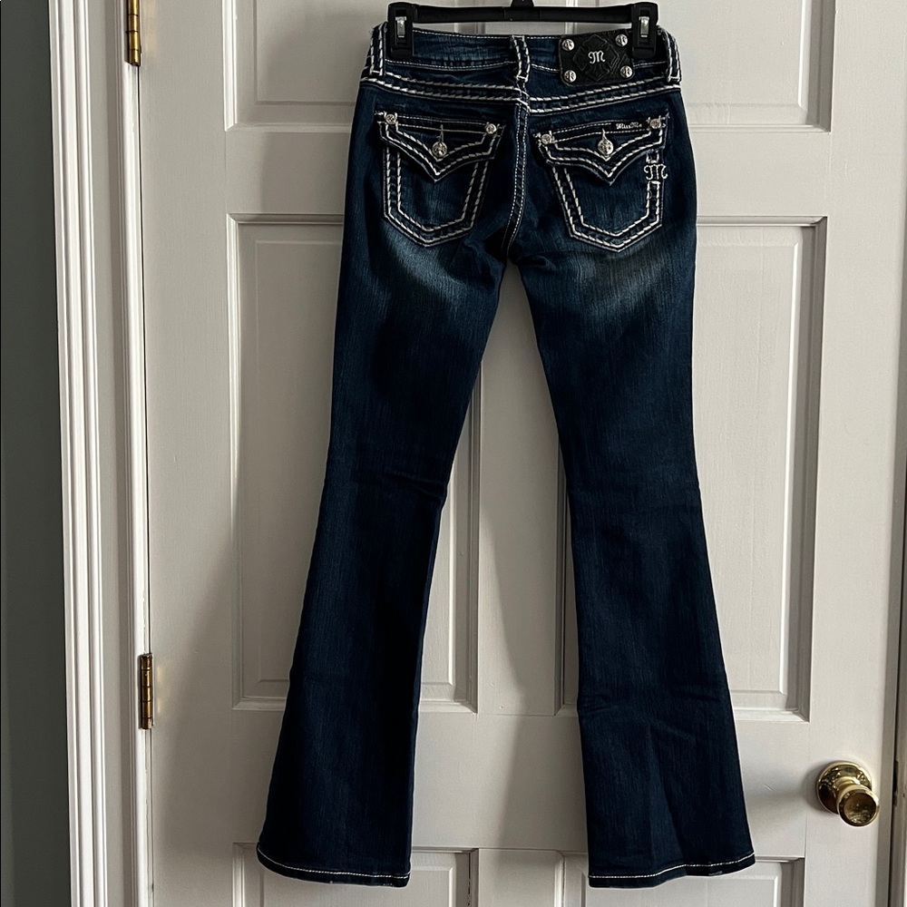 Miss Me Boot Cut Low Rise Jeans Like New 25